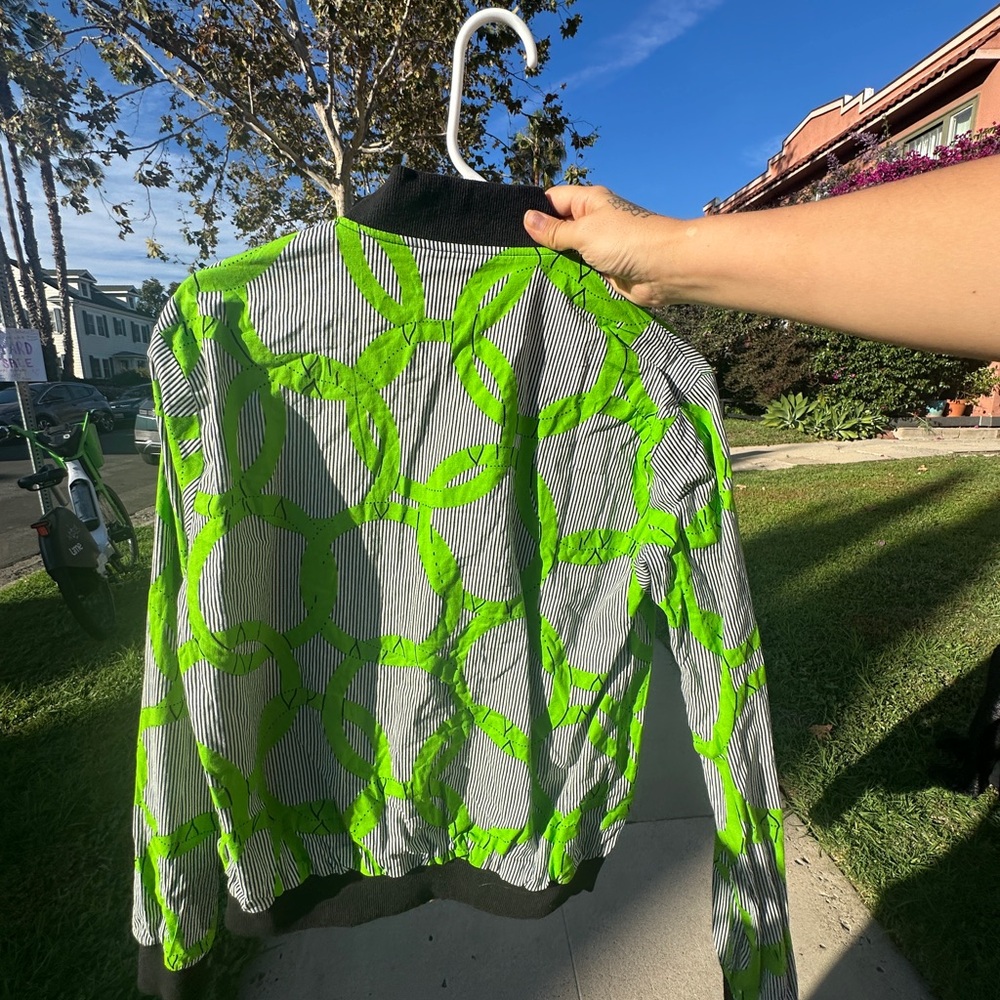 NWT OFUURE Reversible Bomber Jacket - Picture 2 of 3